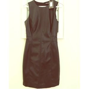 slim fit dress slacks Women's Armani Exchange black leather dress main image 0